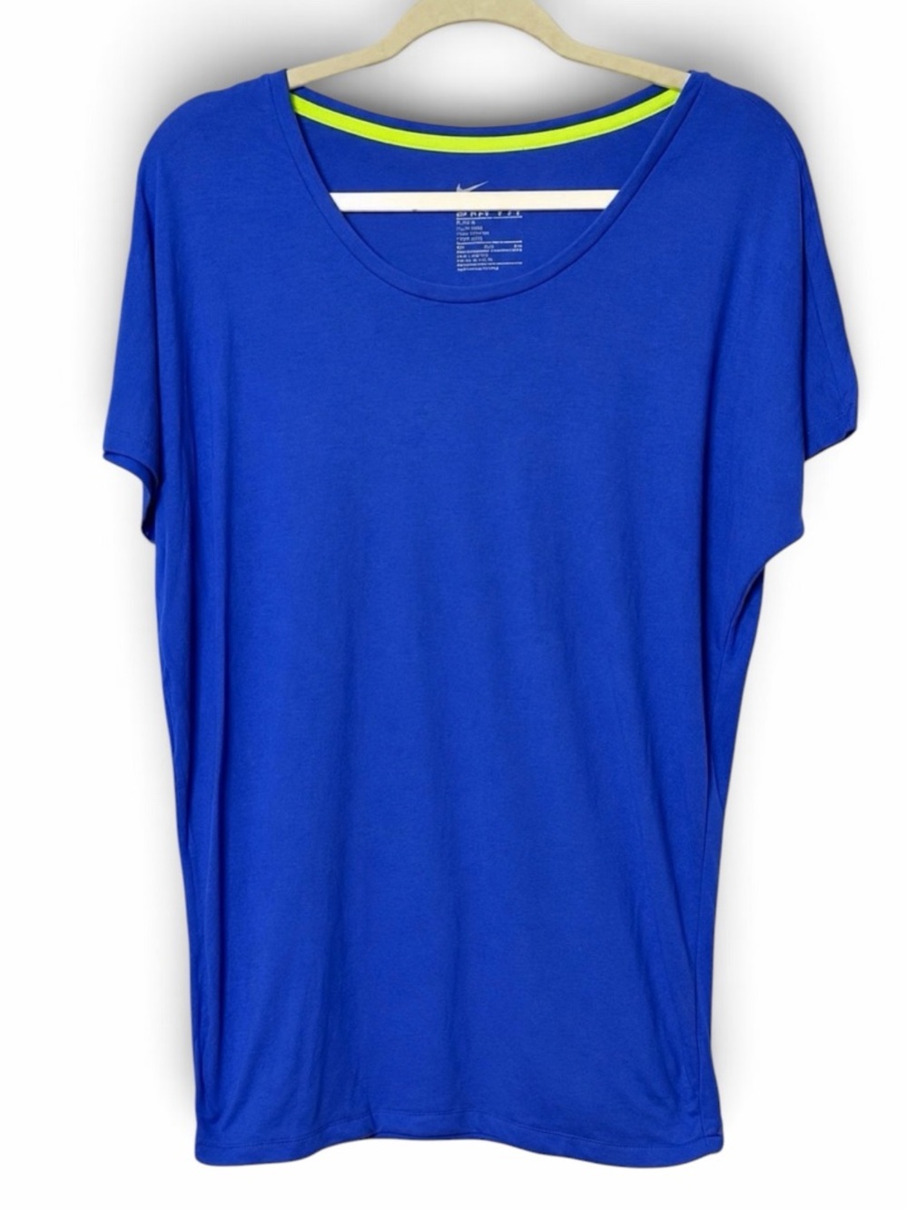 Nike Dri-Fit Blue Loose Fit Tee Shirt Size Medium